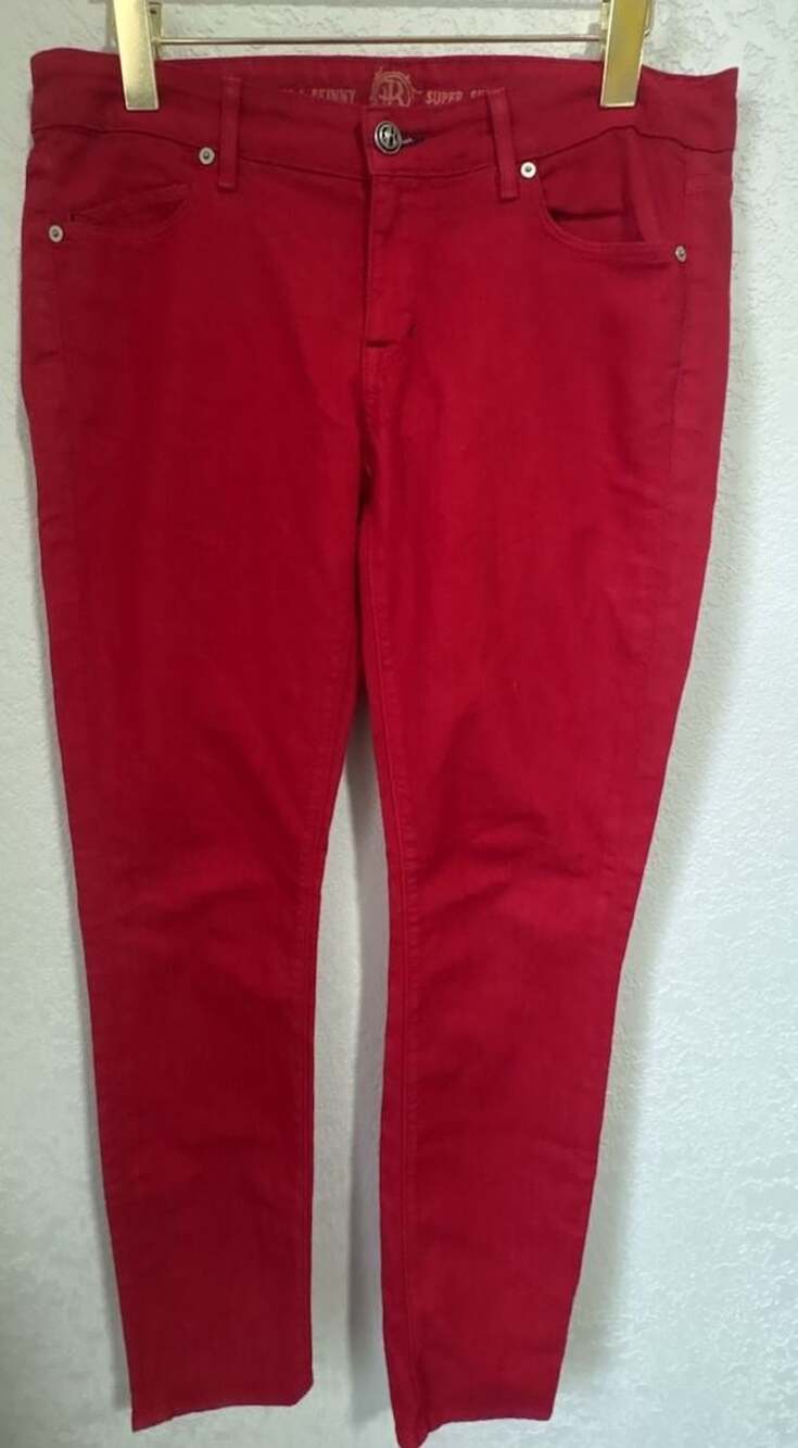 Rich & Skinny Super Skinny Jeans Size 29 Red